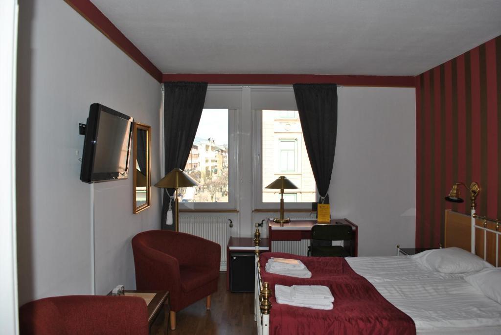 Solsta Hotell Karlstad Oda fotoğraf